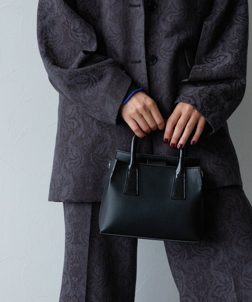 HARE（ハレ）の「ダブルハンドルBAG(HARE)（ハンドバッグ・レディース・ブラック・FREE）」の6枚目の写真