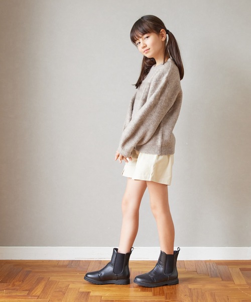 coca（coca）（コカ）の「キッズ 親子お揃いアソートロゴニットトップス（ニット/セーター・キッズ・チャコール/ライトグレー/ライトベージュ/アイボリー/グレイッシュベージュ・130/110/140/120）」の18枚目の写真