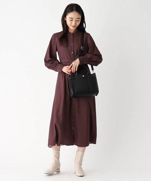 OPAQUE.CLIP（オペークドットクリップ）の「◆【2WAY／軽量】スクエアミドルトートバッグ（トートバッグ・レディース・ゴールド/ベージュ/ブルー/ブラック/グレー・00）」の20枚目の写真