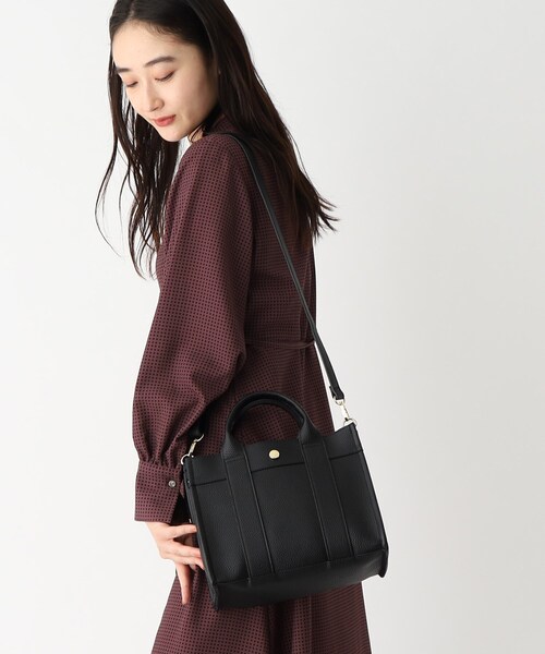 OPAQUE.CLIP（オペークドットクリップ）の「◆【2WAY／軽量】スクエアミドルトートバッグ（トートバッグ・レディース・ゴールド/ベージュ/ブルー/ブラック/グレー・00）」の21枚目の写真