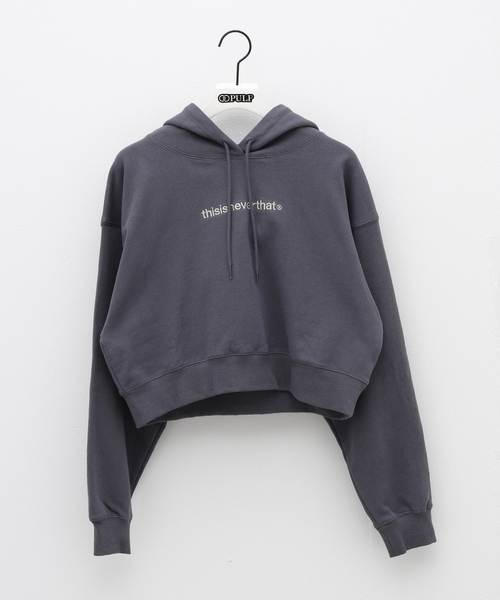 thisisneverthat グレー パーカー　Lサイズ 美品 ディスイズネバーザット パーカー メンズ SIZE S (S