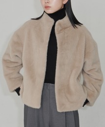 ファーショートコート