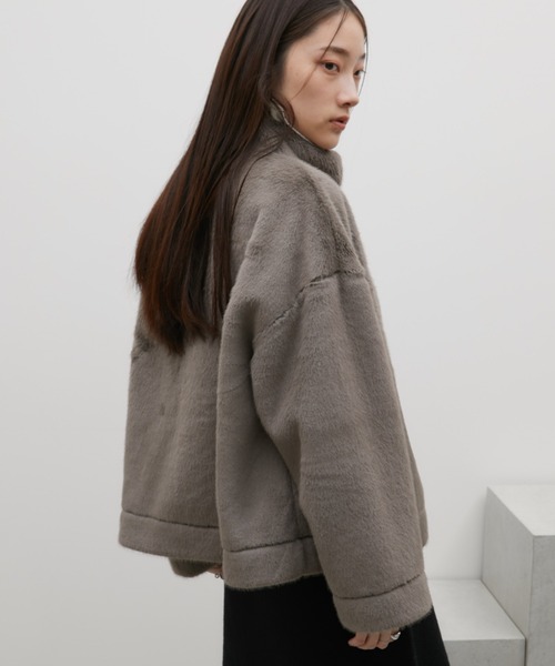ファーショートコート（その他アウター）｜Aunt Marie's（アントマリーズ）