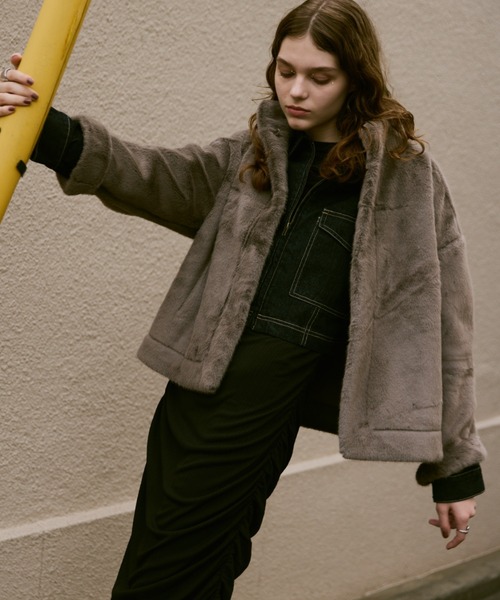 新品同様✩アルティマ✩ヌートリア✩リバーシブル✩ソフト✩柔らか✩ファーコート セール】ファーショートコート（その他アウター）｜Aunt Marie's