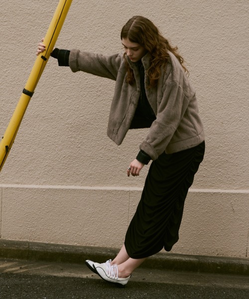 ファーショートコート（その他アウター）｜Aunt Marie's（アントマリーズ）