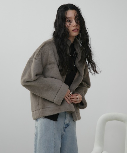 Aunt Marie's（アントマリーズ）の「ファーショートコート（その他