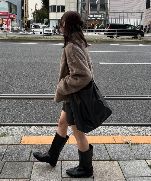 セール】ファーショートコート（その他アウター）｜Aunt Marie's