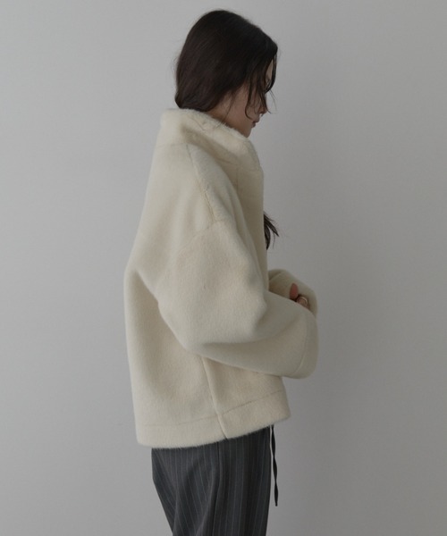 Aunt Marie's（アントマリーズ）の「ファーショートコート（その他アウター・レディース・アイボリー/ブラウン/モカ/グレイッシュベージュ・FREE）」の13枚目の写真