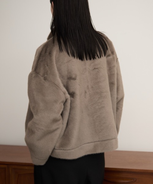 ファーショートコート（その他アウター）｜Aunt Marie's（アントマリーズ）