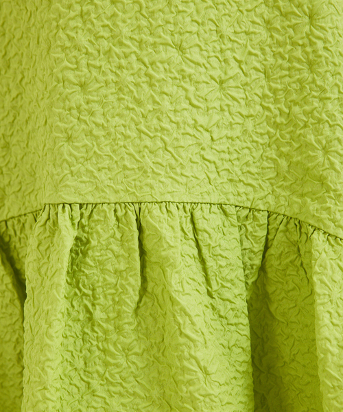 abahouse mavie（アバハウスマヴィ）の「エンボスティアードスカート（スカート・レディース・ブラック/ライム/アイボリー・36/38）」の9枚目の写真