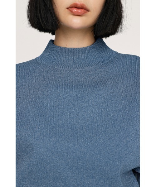 SLY（スライ）の「WAIST RIB POLY S/OP ウエスト リブ ポーリー ショート ワンピース ミニワンピ（ワンピース・レディース・ブラック/ブルー系その他/アイボリー・2/1）」の19枚目の写真