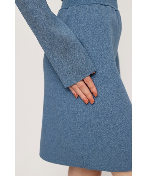 SLY（スライ）の「WAIST RIB POLY S/OP ウエスト リブ ポーリー ショート ワンピース ミニワンピ（ワンピース・レディース・ブラック/ブルー系その他/アイボリー・2/1）」の21枚目の写真