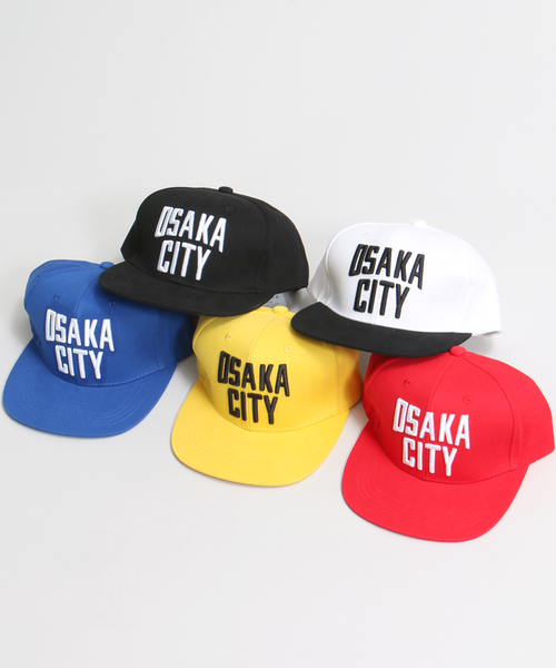 WEGO(ウィゴー)の「WEGO/スーベニアキャップ(OSAKA)(キャップ・メンズ・ブルー/レッド/イエロー/ホワイト/ブラック・FREE)」の1枚目の写真