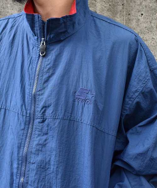 STARTER（スターター）の「【ヴィンテージ古着】90's STARTER/スターター フルジップナイロンジャケット オーバーサイズ（ナイロンジャケット・メンズ・ネイビー・LARGE）」の14枚目の写真