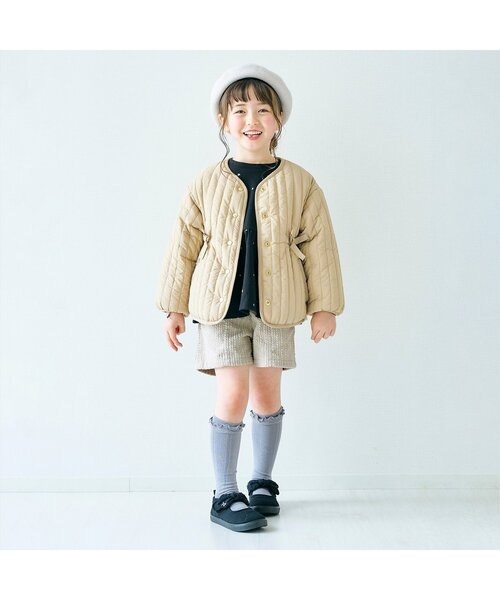 apres les cours（アプレレクール）の「ケーブルコールフリルショートパンツ（その他パンツ・キッズ・ブルー/アイボリー/ピンク/チャコール・80/140/100/130/90/110/120）」の10枚目の写真