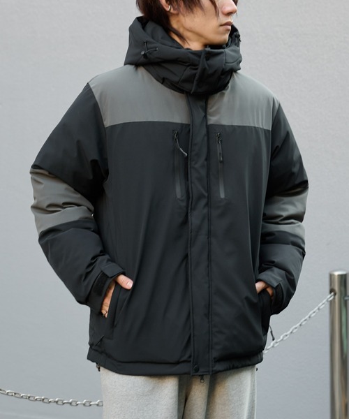 COLONY 2139（コロニートゥーワンスリーナイン）の「ファイバーダウンキリカエジャケット（ダウンジャケット/コート・メンズ・チャコールグレー/ブラック系その他/ブラック・MEDIUM/X-LARGE/LARGE）」の8枚目の写真
