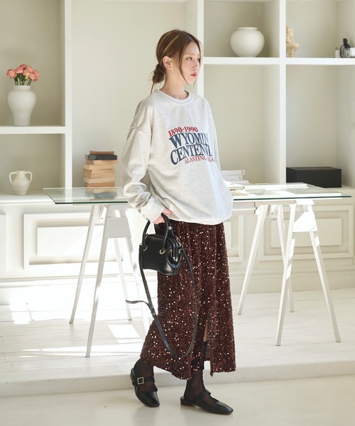 UNE MANSION（ユヌマンション）の「シースルーレースラメ加工ロングソックス（ソックス/靴下・レディース・ピンク/ゴールド/ブラック/スカイブルー/シルバー/グリーン/ミント/ブルー/アイボリー・ONE SIZE）」の15枚目の写真