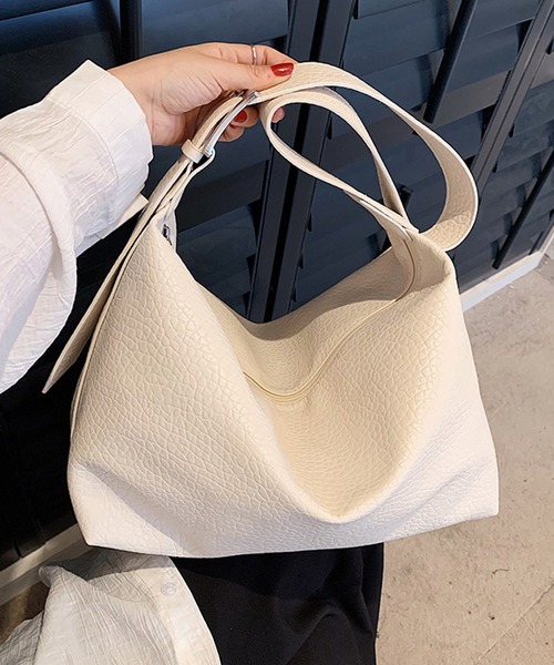 SETUP7(セットアップセブン)の「【SETUP7】PUレザー2WAYショルダーハンドルバッグ KNF049 ※(ショルダーバッグ・レディース・アイボリー/ベージュ/ブラック・FREE)」の22枚目の写真