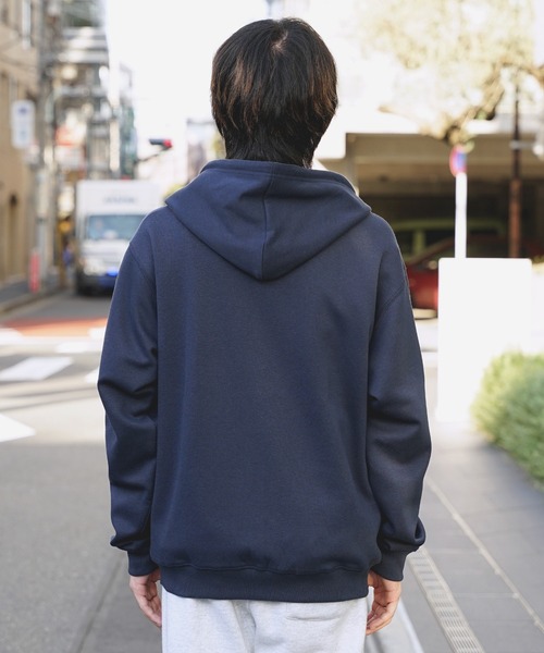 U.S. POLO ASSN.(ユーエスポロアッスン)の「ROOPTOKYO別注 U.S. POLO ASSN./ユーエスポロアッスン ワンポイントポニー刺繍 フルジップアップパーカーセットアップ可能(パーカー・レディース・杢グレー/ネイビー/ブラック・L/M/LL)」の5枚目の写真