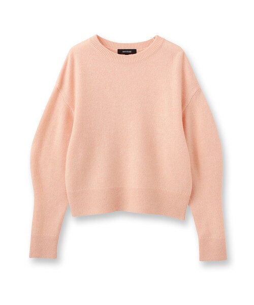 UNTITLED（アンタイトル）の「◆【すっきり＆着映え】レッグオブマトンスリーブ ニット（ニット/セーター・レディース・チャコールグレー/ピンク/オフホワイト/グリーン系/ライトグレー・44/02/04/48/00）」の6枚目の写真