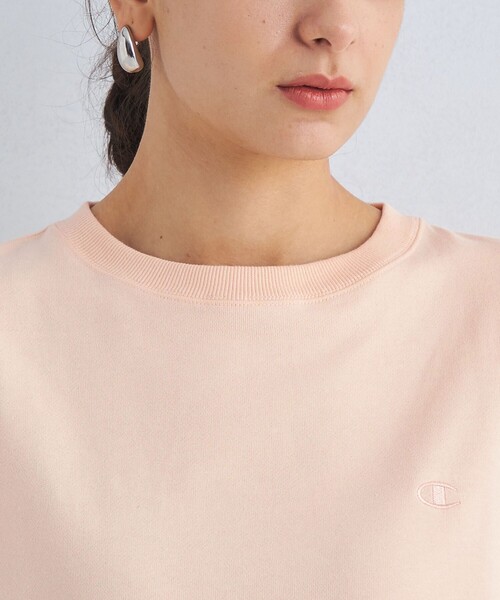 Champion（チャンピオン）の「【別注】＜Champion＞フレンチスリーブ スウェット プルオーバー カットソー（Tシャツ/カットソー・レディース・グレー/ブラック/ライトピンク・FREE）」の14枚目の写真