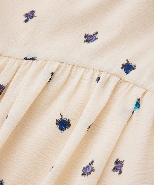 VIS（ビス）の「小花柄バルーンスカート（スカート・レディース・ブラック系その他/ホワイト系その他5・M/S）」の21枚目の写真