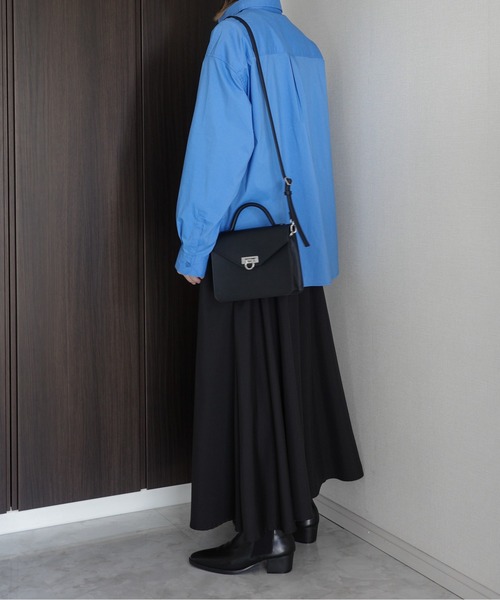 KUUUPY（クーピー）の「T/C Broad Loose Shirt - T/Cブロードルーズシャツ（シャツ/ブラウス・メンズ・ホワイト/ブルー・MEDIUM/SMALL/LARGE）」の22枚目の写真