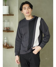 TAKA-Q | タカキューメンズ/TAKA-Q:MEN SOFT CUSHION 切替 クルーネックプルオーバー(Tシャツ/カットソー)