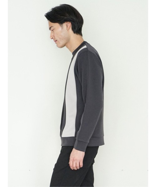 TAKA-Q(タカキュー)の「タカキュー SOFT CUSHION 切替 クルーネックプルオーバー(Tシャツ/カットソー・メンズ・ホワイト/グレー系その他2・X-LARGE/LARGE/MEDIUM)」の5枚目の写真