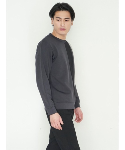 TAKA-Q(タカキュー)の「タカキュー SOFT CUSHION 切替 クルーネックプルオーバー(Tシャツ/カットソー・メンズ・ホワイト/グレー系その他2・X-LARGE/LARGE/MEDIUM)」の15枚目の写真