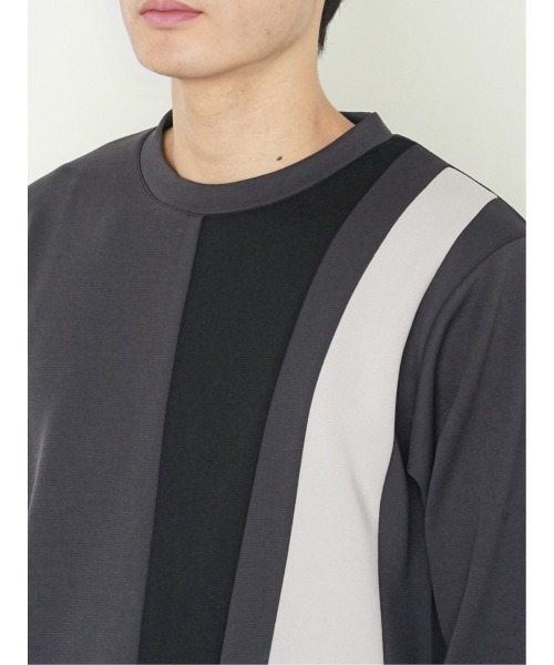 TAKA-Q(タカキュー)の「タカキュー SOFT CUSHION 切替 クルーネックプルオーバー(Tシャツ/カットソー・メンズ・ホワイト/グレー系その他2・X-LARGE/LARGE/MEDIUM)」の18枚目の写真