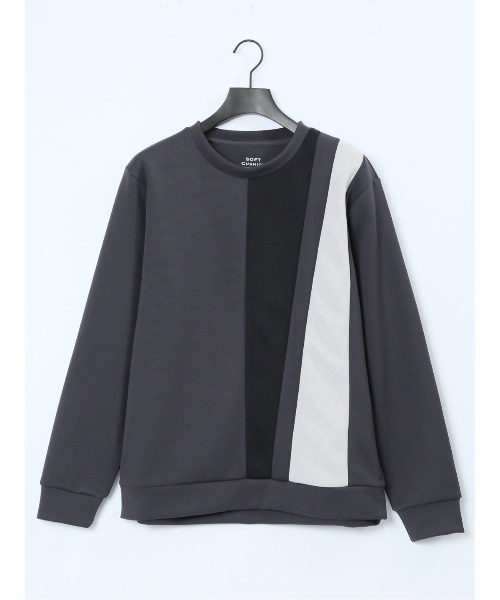 TAKA-Q(タカキュー)の「タカキュー SOFT CUSHION 切替 クルーネックプルオーバー(Tシャツ/カットソー・メンズ・ホワイト/グレー系その他2・X-LARGE/LARGE/MEDIUM)」の10枚目の写真