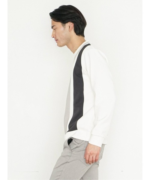 TAKA-Q(タカキュー)の「タカキュー SOFT CUSHION 切替 クルーネックプルオーバー(Tシャツ/カットソー・メンズ・ホワイト/グレー系その他2・X-LARGE/LARGE/MEDIUM)」の21枚目の写真