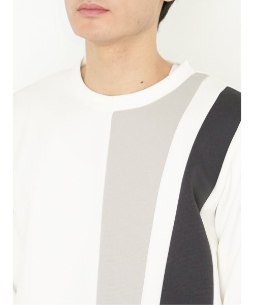 TAKA-Q(タカキュー)の「タカキュー SOFT CUSHION 切替 クルーネックプルオーバー(Tシャツ/カットソー・メンズ・ホワイト/グレー系その他2・X-LARGE/LARGE/MEDIUM)」の9枚目の写真