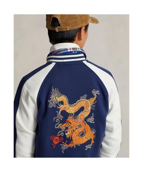 希少】Ralph Lauren ラルフローレン ドラゴン 刺繍 中綿ジャケット 