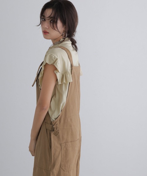 ElegChic(エレグシック)の「前後2WAYフリルブラウス(シャツ/ブラウス・レディース・ベージュ/ブラック/カーキ/ピンク系その他/ホワイト・M/XL/4L)」の11枚目の写真