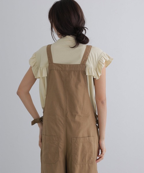 ElegChic(エレグシック)の「前後2WAYフリルブラウス(シャツ/ブラウス・レディース・ベージュ/ブラック/カーキ/ピンク系その他/ホワイト・M/XL/4L)」の12枚目の写真