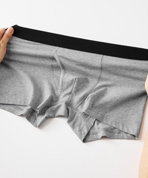 GUNZE（グンゼ）の「GUNZE BASIC/グンゼベーシック　ボクサーパンツ　3枚組（ボクサーパンツ・メンズ・ネイビー/杢グレー/ブラック/その他1・MEDIUM/LARGE/X-LARGE）」の15枚目の写真