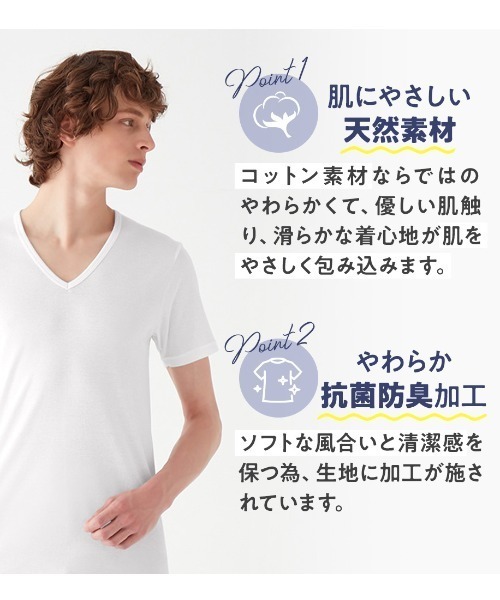 GUNZE（グンゼ）の「GUNZE BASIC/グンゼベーシック　ボクサーパンツ　3枚組（ボクサーパンツ・メンズ・ネイビー/杢グレー/ブラック/その他1・MEDIUM/LARGE/X-LARGE）」の7枚目の写真