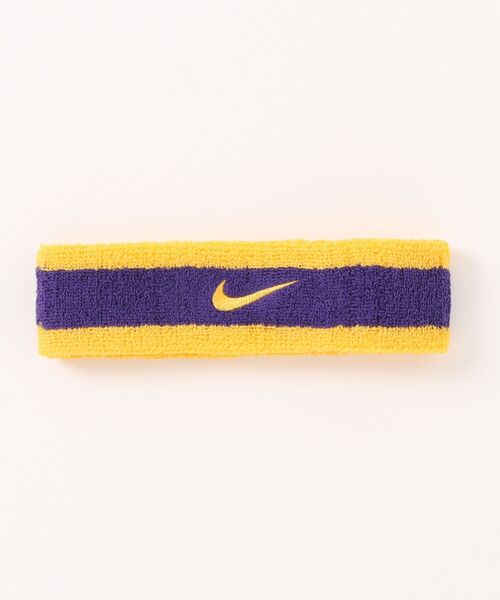 NIKE(ナイキ)の「《NIKEアパレル》スウッシュ ヘッドバンド(ヘアバンド・メンズ・ブラック/ヘザーグレー/ホワイト×ブラック/ブルー系その他/レッド/ゴールド系その他/ブルー系その他3・フリー)」の7枚目の写真