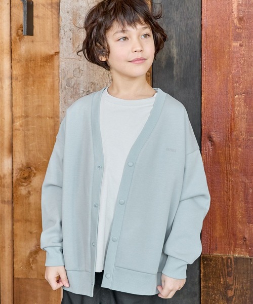 GLOBAL WORK(グローバルワーク)の「ライトクッションCOOLカーデ/976043(カーディガン/ボレロ・キッズ・ブラック/グレイッシュベージュ/ブルーグリーン・120cm/130cm/140cm/150cm/160cm/170cm)」の10枚目の写真