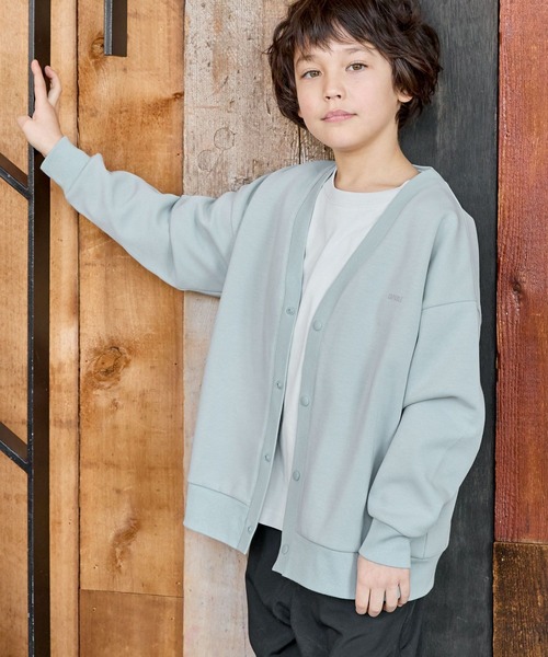 GLOBAL WORK(グローバルワーク)の「ライトクッションCOOLカーデ/976043(カーディガン/ボレロ・キッズ・ブラック/グレイッシュベージュ/ブルーグリーン・120cm/130cm/140cm/150cm/160cm/170cm)」の11枚目の写真