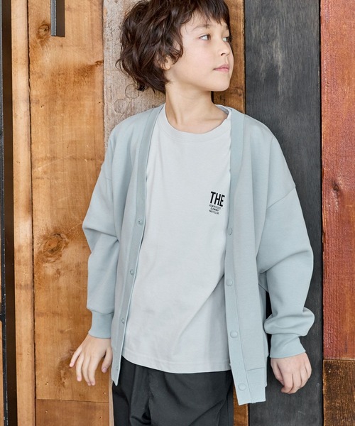 GLOBAL WORK(グローバルワーク)の「ライトクッションCOOLカーデ/976043(カーディガン/ボレロ・キッズ・ブラック/グレイッシュベージュ/ブルーグリーン・120cm/130cm/140cm/150cm/160cm/170cm)」の12枚目の写真