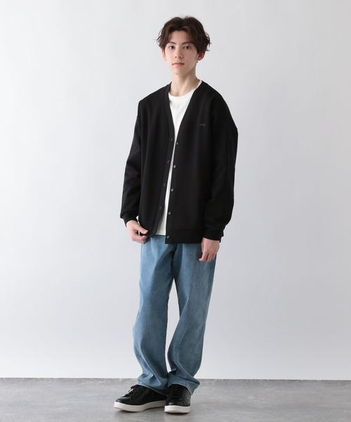 GLOBAL WORK(グローバルワーク)の「ライトクッションCOOLカーデ/976043(カーディガン/ボレロ・キッズ・ブラック/グレイッシュベージュ/ブルーグリーン・120cm/130cm/140cm/150cm/160cm/170cm)」の16枚目の写真