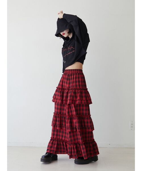 THRASHER(スラッシャー)の「【別注】THRASHER ダメージクロップドフーディ(パーカー・レディース・アイボリー/ブラック/ブルー・MEDIUM)」の16枚目の写真