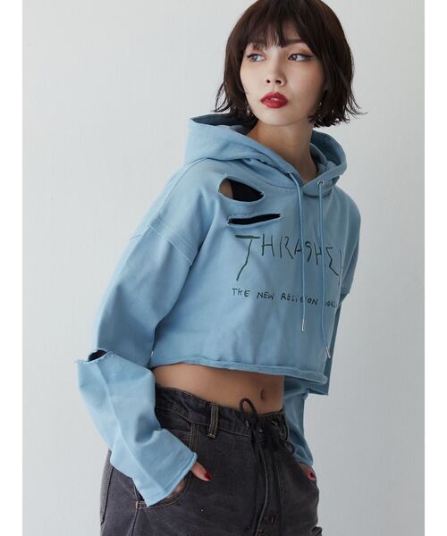 THRASHER（スラッシャー）の「【別注】THRASHER ダメージ