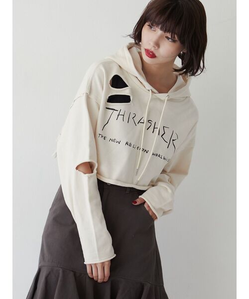THRASHER（スラッシャー）の「【別注】THRASHER ダメージ