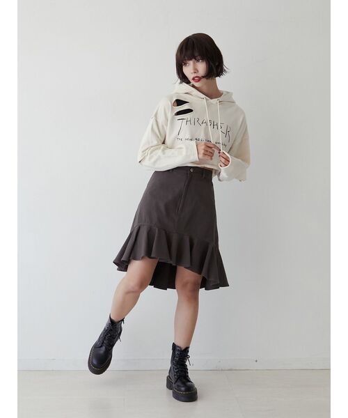 THRASHER（スラッシャー）の「【別注】THRASHER ダメージ