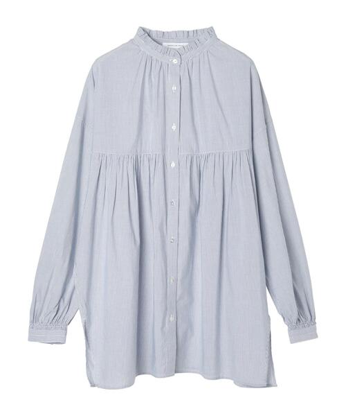 セール】サラックール/UVカットフリルシャツチュニック