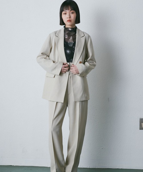 ROSE BUD（ローズバッド）の「リネンライクジャケット（テーラード